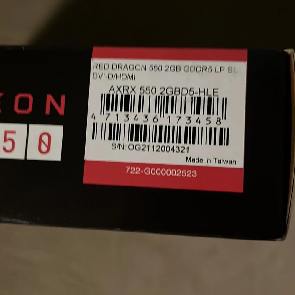 Radeon rx550 low-profile gaming graphics card